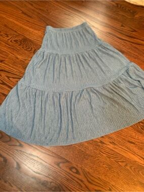 Blue skirt